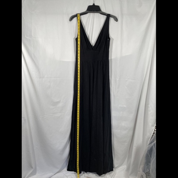 NEW‎ La Femme [sz 6 ] Sleeveless Plunge Neck Gown in Black - Picture 11 of 12